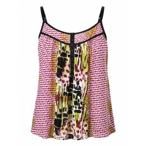 Lane Bryant Women's Size 18 Mixed Print Adjustable Strap Sleeveless Tank Top